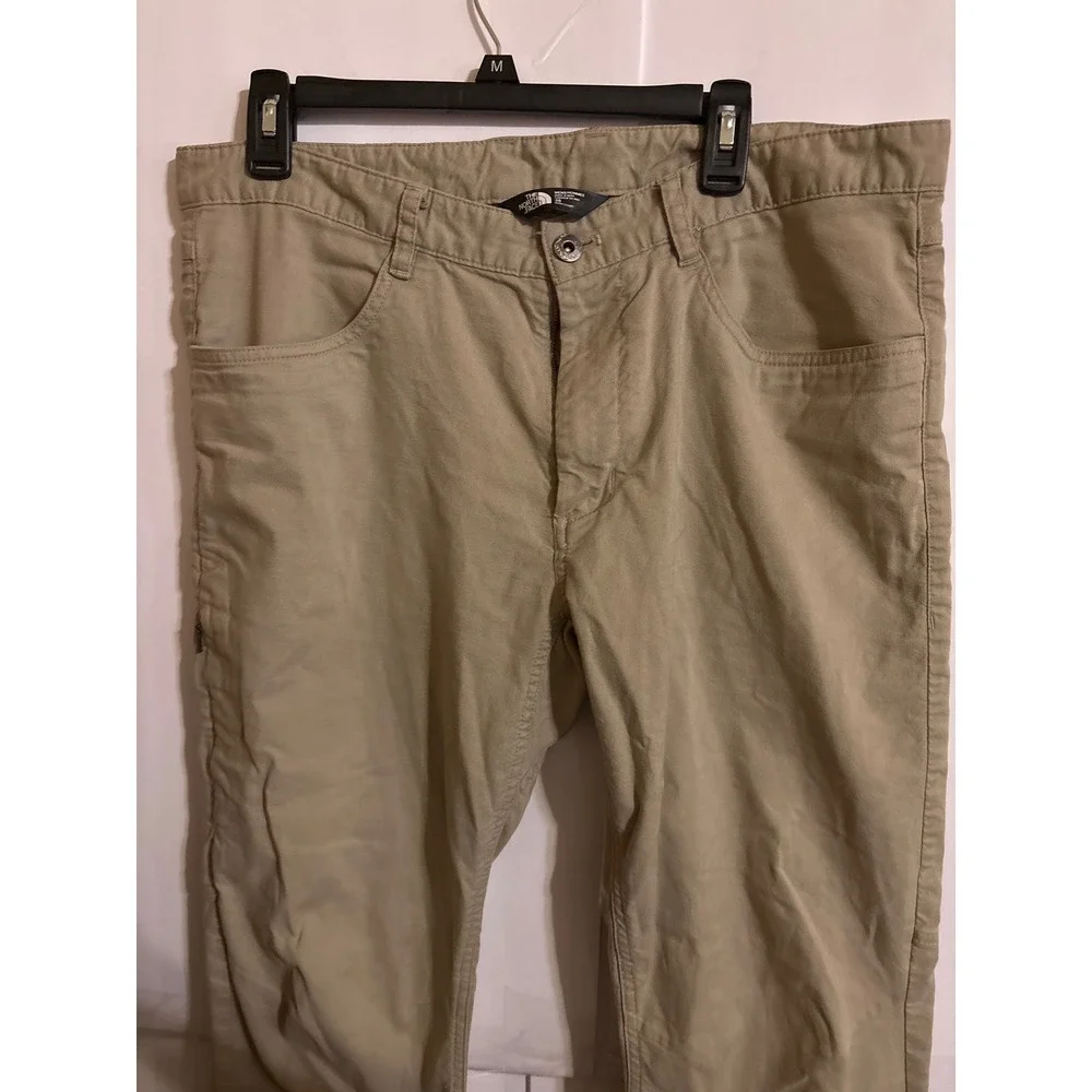 The North Face Mens Khaki‎ Chino Pants Size 36 short (31) Outdoor Hiking